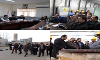 بازدید معاون راهبری تولید شرکت مادر تخصصی برق حرارتی از نیروگاه گازی دورود