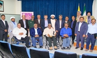 تجلیل از جانبازان در روز تولد حضرت عباس (ع)