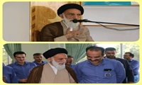 بازدید یت الله موسوی اصفهانی از نیروگاه شهید مفتح