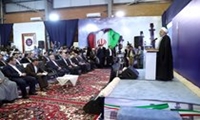 رئیس جمهور در افتتاح بخش گاز نیروگاه سیکل ترکیبی هریس:  ساخت نیروگاه هریس توسط مهندسان ایرانی مایه مباهات است/ طی دولت تدبیر و امید سالانه ۴۰ هزار میلیارد تومان در بخش نیرو سرمایه‌گذاری شده است