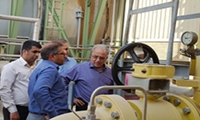 بازدید مهندس مهرداد از نیروگاه گازی خلیج فارس