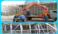 عملیات بازسازی برج خنک کننده واحد 120 مگاواتی نیروگاه اصفهان