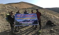 صعود کوهنوردان نیروگاه برق ری به قله دارآباد