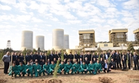 برگزاری آیین درخت کاری در نیروگاه شهید رجایی با کاشت 160 نهال