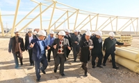 بازدید مدیر عامل شرکت مادر تخصصی تولید نیروی برق حرارتی از نیروگاه شهید مفتح