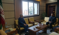 ديدار مديرعامل نيروگاه نكا با مديركل سازمان صدا و سيماي استان مازندران