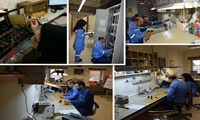 تست،تنظیم و تعمیر بخشی از کارتهای دکنتیک توسط پرسنل آزمایشگاه امور تعمیرات کنترل و ابزار دقیق در تعمیرات نیمه اساسی واحد ۳
