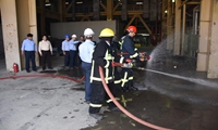 انجام عملیات مهار آتش سوزی در کمترین زمان ممکن با هدف اطلاع از میزان آمادگی کارکنان  درشرایط اضطراری انجام شد