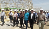 بازدید مهندس طرزطلب از نیروگاه های سیکل ترکیبی جهرم،لامرد،جنوب فارس،ایران ال ان جی و عسلویه