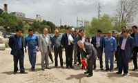 با حضور معاون امور برق و انرژي وزير نيرو انجام شد: آئين آغاز عملیات اجرایی طرح احداث برج خشک ترکيبي نيروگاه حرارتي اصفهان