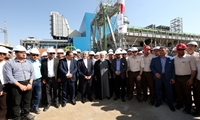 افتتاح بخش گاز نیروگاه هریس توسط رئیس‌جمهور