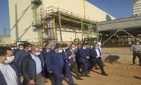بازدید وزیر نیرو از نیروگاه سیکل ترکیبی خرم‌آباد
